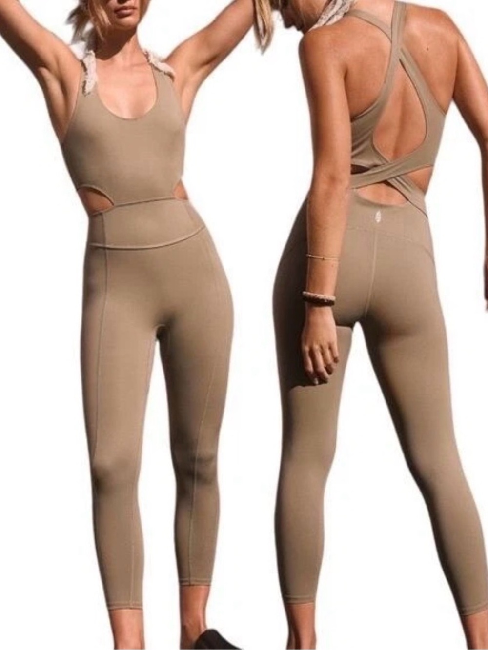 Free People Movement | Back It Up One Piece Sage XS EUC